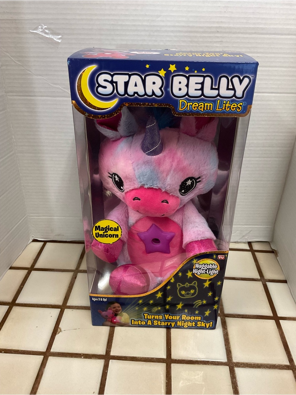 Dream Lites Magical Pink Unicorn Plush Night Light